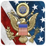 3d usa coat of arms & flag lwp android application logo